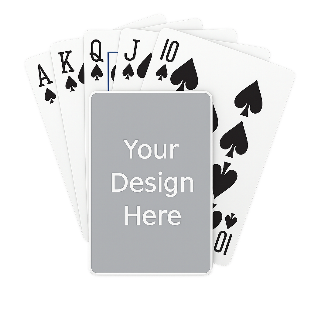 Bridge Size Deck - Custom Back + Standard Faces